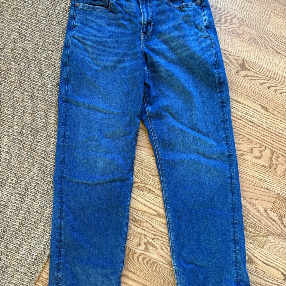 American Eagle Size 10 Long Curvy Straight Jeans